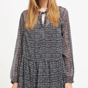 Scotch & Soda Maison Scotch Mini Length Sheer Dress Sz 2